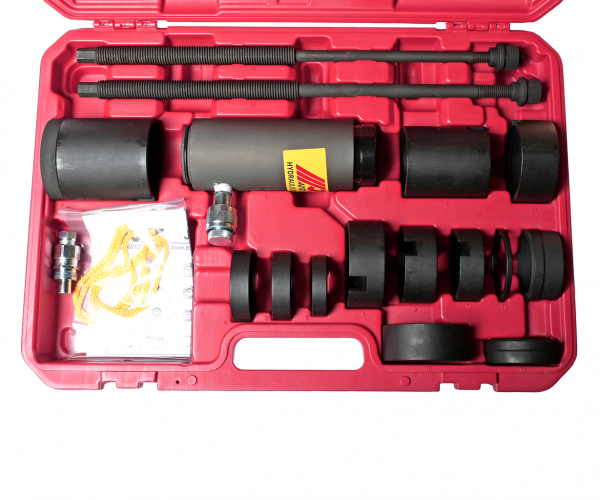 JTC Приспособление для снятия и установки сайлентблоков (МERCEDES,BMW) с гидравл. приводом комплект JTC