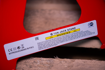 Подставка страховочная TOR 6T 395-613MM T46001