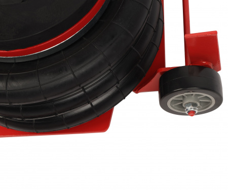 Домкрат подкатной пневматический 3,5т(6-12bar, h min 135мм, h max 420мм, 3 подушки, Ø270мм) ROCKFORCE /1