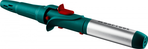 KRAFTOOL SolderGas, 120 K, 30 - 120 Вт, 1300°С, горелка, фен, пьезоподжиг, набор 10 в 1, газовый паяльник (55503-H10)