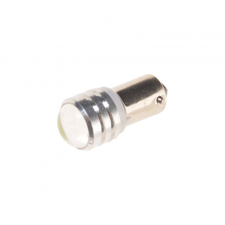 Автолампа T4W (BA9s) 1 SMD CREE WHITE 6000K 120лм 12V MEGAPOWER /10 /100 OLD