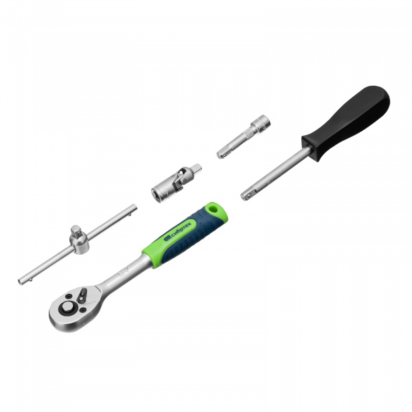 Набор инструментов, 1/4", пластиковый кейс, 29 предметов// Сибртех Набор инструментов, 1/4", пластиковый кейс, 29 предметов// Сибртех