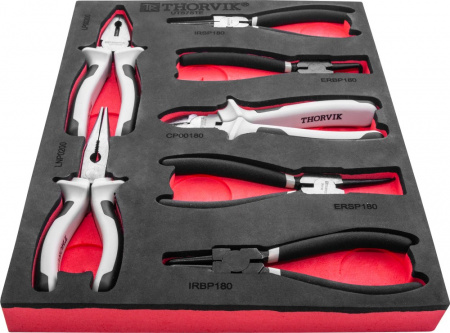 UTS7STE Набор шарнирно-губцевого инструмента в EVA ложементе 280х375х30мм, 7 предметов