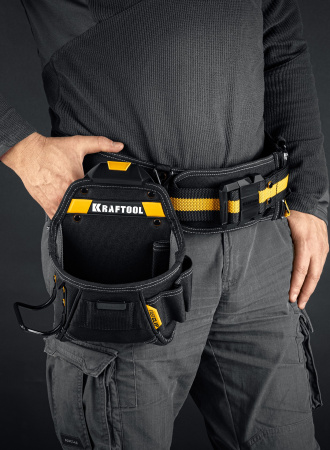 KRAFTOOL KP-6 поясная сумка с быстросъёмным креплением FastClip, 240 х 250 мм (38775)