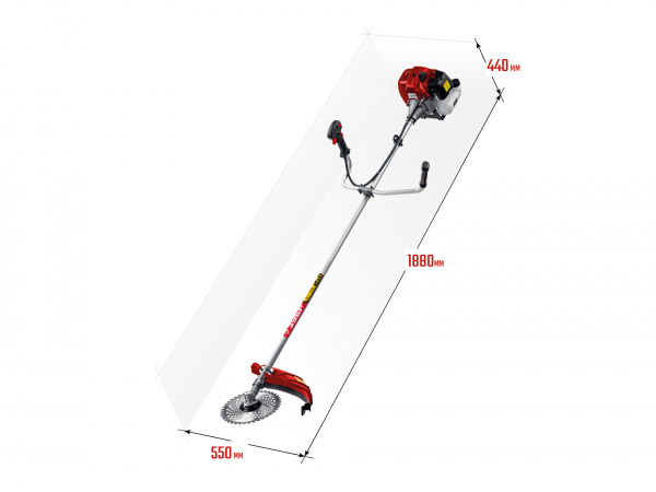ЗУБР 2.5 кВт, бензиновый триммер (КРБ-2500)