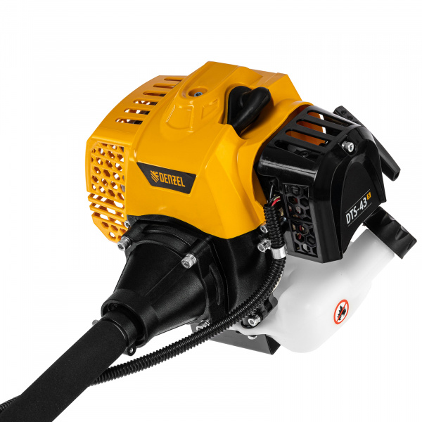 Триммер бензиновый DTS-43S, 43 см3, разъемная штанга, состоит из 2 частей Denzel 