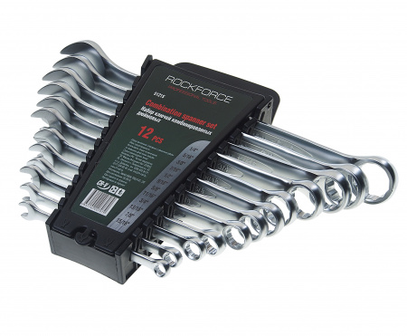 Набор ключей комбинированных RF-5121S: дюймовых 12пр.(1/4,5/16,3/8,7/16,1/2,9/16,5/8,11/16,3/4,13/16,7/8,15/16мм) на пластиковом держателе ROCKFORCE / Набор ключей комбинированных RF-5121S: дюймовых 12пр.(1/4,5/16,3/8,7/16,1/2,9/16,5/8,11/16,3/4,13/16,7/8,15/16мм) на пластиковом держателе ROCKFORCE /