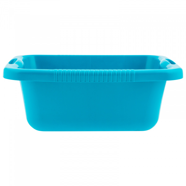 Таз пластмассовый прямоугольный 25 л, бирюзовый, Home Palisad