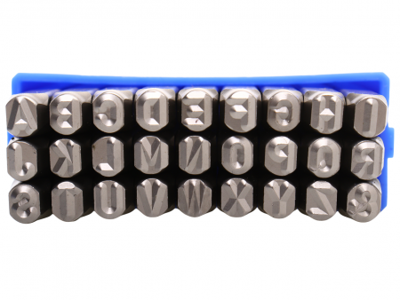 JTC Клейма буквенные латиница 5мм (HRC 60+-2° DIN 1451) (старый артикул JTC-JW0914-5) JTC