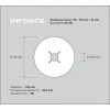 Фибровый круг 36+ 125х22 мм, 3 шт/уп Inforce 11-25-136
