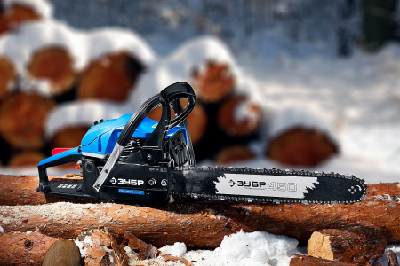 ЗУБР 40 см3, 40 см, бензопила, Профессионал (ПБЦ-400 40П)