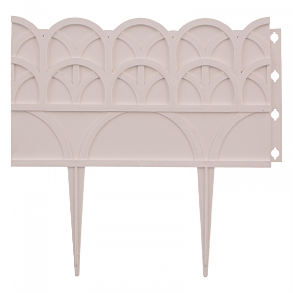 Бордюр "Прованс", 14 х 310 см, белый, Россия, Palisad Бордюр "Прованс", 14 х 310 см, белый, Россия, Palisad