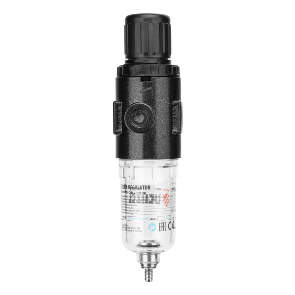 Фильтр-регулятор FR1500, 10 бар, 1500 л/мин, 1/4" Denzel