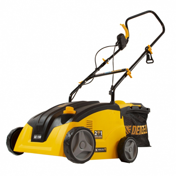 Скарификатор-аэратор  электрический SAE-1500, 1500 Вт, -11/+5 мм, 32 cм Denzel 