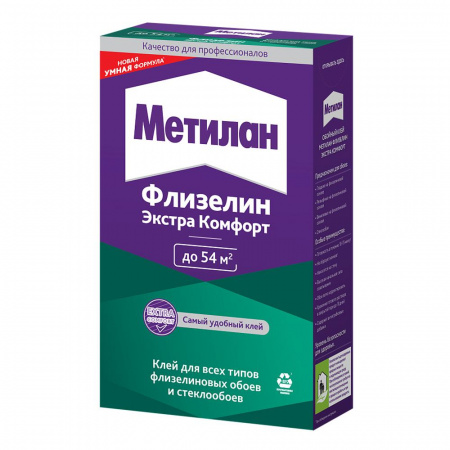Клей обойный Метилан флизелин экстра комфорт 300гр (54м2) (18)