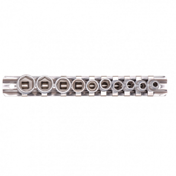 Набор торцевых головок, 1/4, шестигранные, CrV, 10 шт, 4-13 мм Stels Набор торцевых головок, 1/4, шестигранные, CrV, 10 шт, 4-13 мм Stels