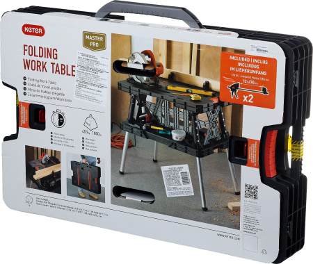 KETER FOLDING 850х550х755 мм, складной столярный верстак (38730)