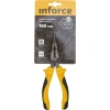 Никелированные длинногубцы Inforce 160мм 06-18-46
