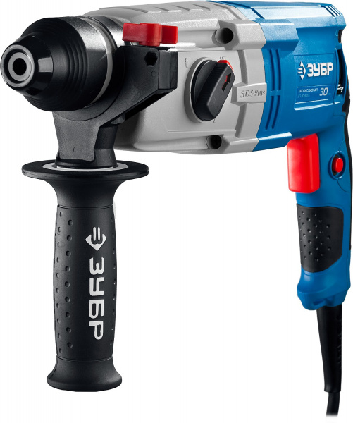ЗУБР 30 мм, 900 Вт, перфоратор SDS Plus, Профессионал (ЗП-30-900 К)