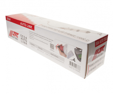 JTC Шприц маслозаливной 1500мл 90x360мм (полипропилен) JTC