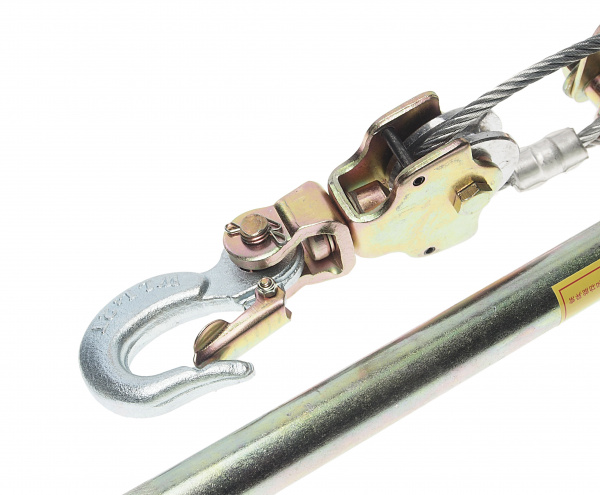 Лебедка RF-TRK-2000 рычажная 2т (диаметр троса - 5.5мм, длина - 2.2м) ROCKFORCE /1