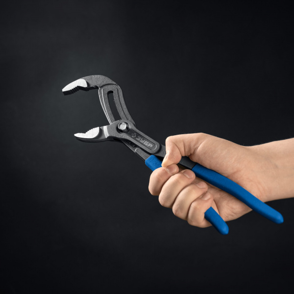 ЗУБР Профи 300 мм, захват 70 мм, CrV, переставные клещи с быстрым перемещением (22441-30)