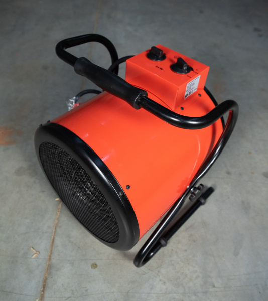 Пушка тепловая электрическая TOR BJE-F9 9 кВт 380В ТЭН из нержавеющей стали