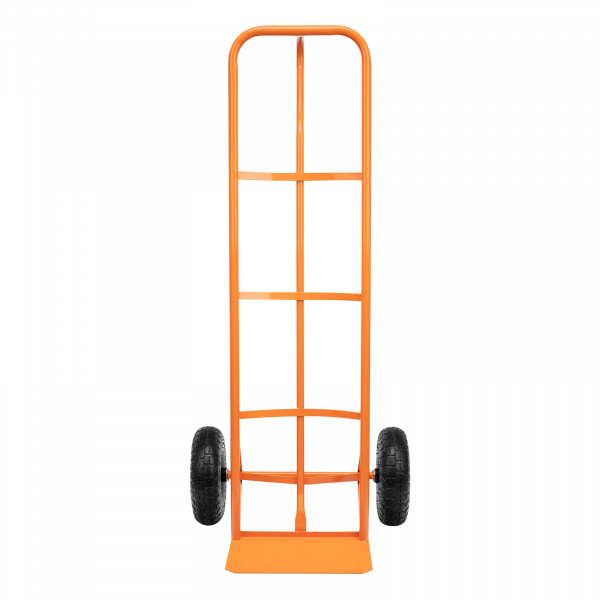 Тележка ручная двухколесная НТ1805, грузоподъемность 150 кг, пневматические колеса D 260 мм, платформа 350 х 235 мм Сибртех