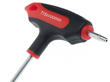 JTC Ключ TORX Т-образный T15H с отверстием JTC