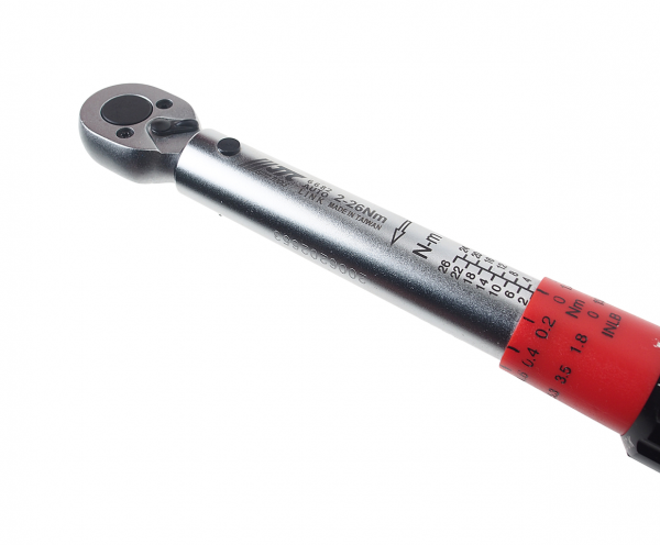 JTC Ключ динамометрический 1/4" 2-26Нм 370мм двухстороннего действия JTC
