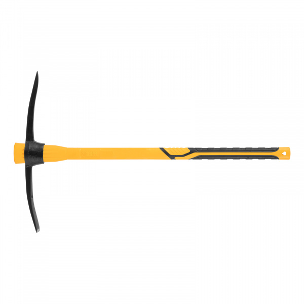 Кирка 2000 г, узкая, фиберглассовая обрезиненная рукоятка 900 мм// Denzel