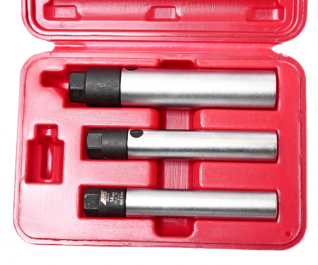 JTC Набор головок свечных 3/8" 14,16,21мм 12-ти гранных с фиксированным усилием 3 предмета в кейсе JTC