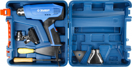 ЗУБР 1800 Вт, технический фен, кейс, Профессионал (ФТ-П1800 К)