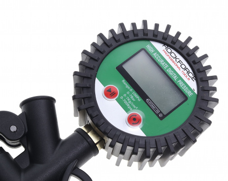 Пистолет для подкачки шин RF-23703 с цифровым манометром (0-18bar) ROCKFORCE /1/50 Пистолет для подкачки шин RF-23703 с цифровым манометром (0-18bar) ROCKFORCE /1/50