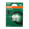 Автолампа R5W (BA15s) ULTRA LIFE 12V (2шт) OSRAM /1/10/50