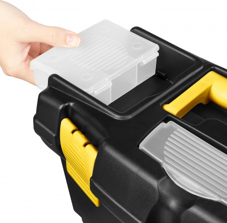 STAYER VEGA-16, 410 x 210 x 230 мм, (16″), Пластиковый ящик для инструментов (38105-16)