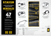 STAYER HERCULES, 47 шт, 6 - 32 мм, набор гаечных ключей универсальный, Professional (27082-H47)