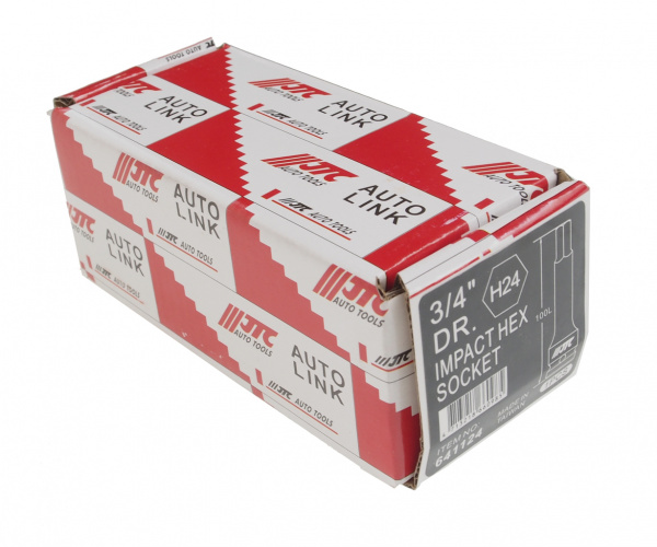 JTC Головка торцевая 3/4" HEX H24 ударная L=100мм JTC JTC Головка торцевая 3/4" HEX H24 ударная L=100мм JTC