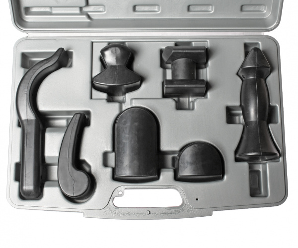 JTC Набор оправок рихтовочных прорезиненных 7 предметов в кейсе JTC