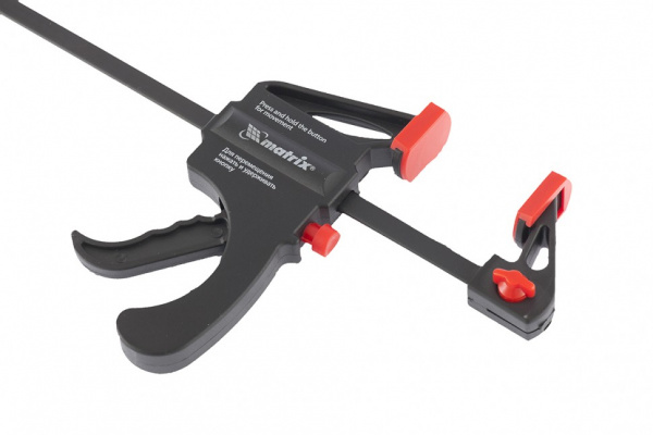 Струбцина универсальная F-образная, 150 х 265 х 45 мм, пластиковый корпус MTX