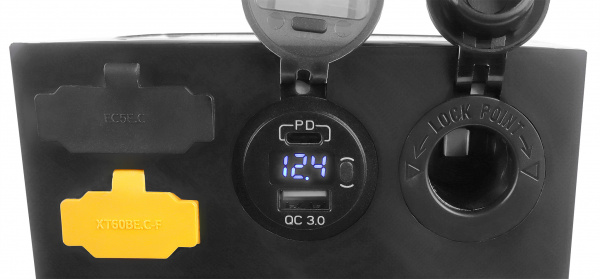 Сумка-органайзер MESSER TS-001-А со встроенным литий-ионным аккумулятором 12В 112Ач 100А