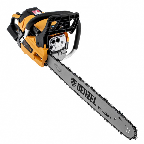 Пила цепная бензиновая DS-5820, шина 50 см, 58 см3, 3.6 л.с, шаг 0,325, паз 1,5 мм, 76 звеньев Denzel