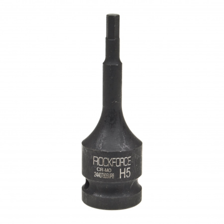 Головка-бита  5мм 1/2" 6-гранная ударная L=78мм ROCKFORCE RF-24407805MPB /1/180