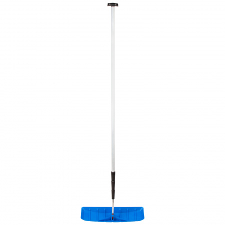 Скребок для уборки снега с крыш 610х140 мм, алюминиевая телескоп. рукоятка, длина 2-6 м// Россия