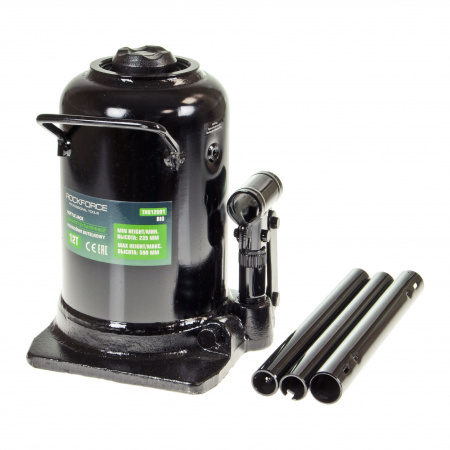 Домкрат гидравлический RF-TH812001BIG бутылочный с двумя штоками 12т (выс.подъема 235-500мм) ROCKFORCE /1/3