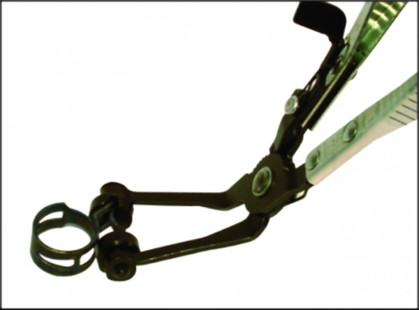 JTC Съемник хомутов изогнутый с фиксатором JTC