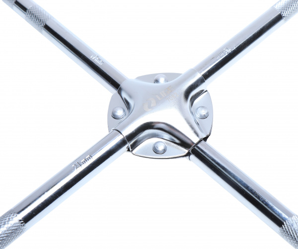 Ключ баллонный 1/2"х17х19х21мм крестообразный L-500мм LG-7082 LIGE /1/10 NEW