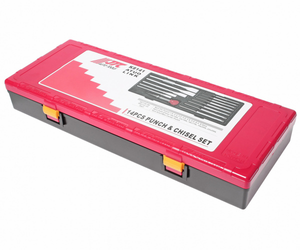 JTC Набор выколоток и зубил с кернером 14 предметов в кейсе JTC