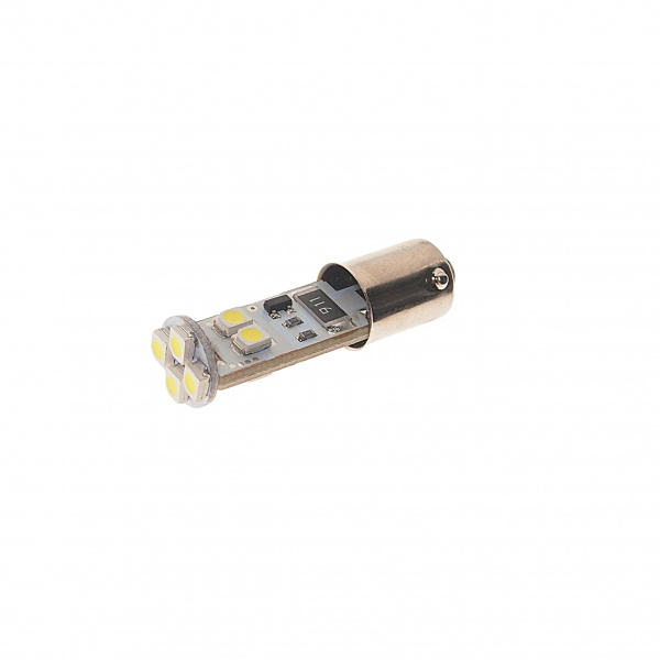 Автолампа T4W (BA9s) 8 SMD 3528 WHITE 6000K с блокиратором ошибок CANbus  150лм  24V MEGAPOWER /10 /100 Автолампа T4W (BA9s) 8 SMD 3528 WHITE 6000K с блокиратором ошибок CANbus  150лм  24V MEGAPOWER /10 /100