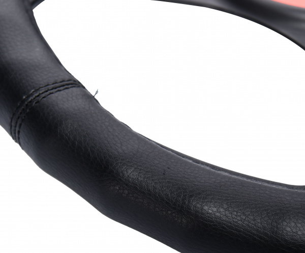 Оплетка руля AP-1911 BLACK (M)  "AUTOPROFI" экокожа AUTOPROFI 1/25